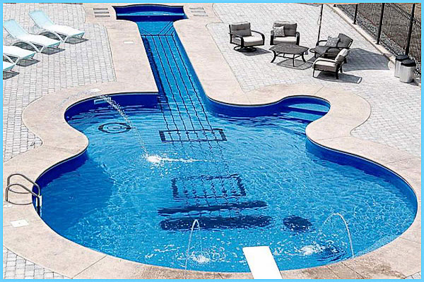 Guitar Swimming Pool