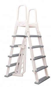 above ground a-frame ladder