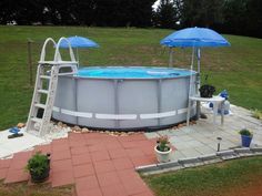 steps to landscaping an above ground pool