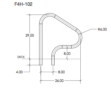F4H102 Figure 4 Handrail