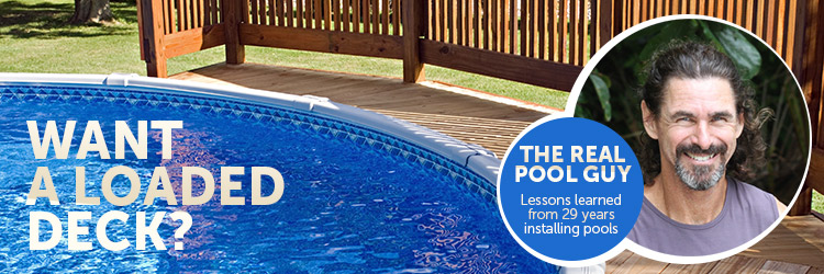 A Deck Next To An Above Ground Pool, How To Build A Deck For Above Ground Pool