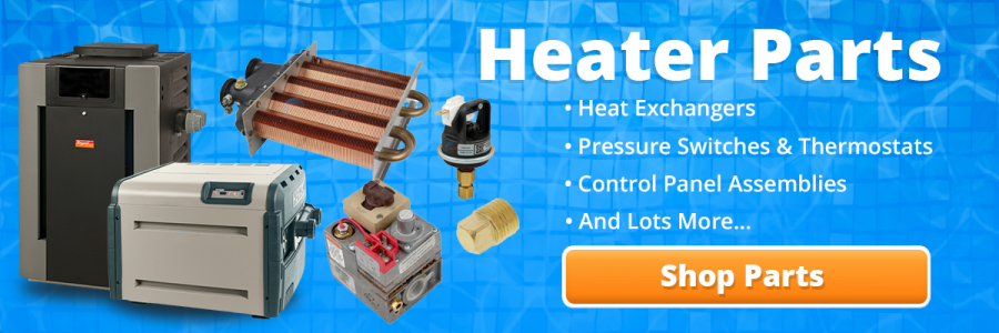 click here to find your replacement pool heater parts