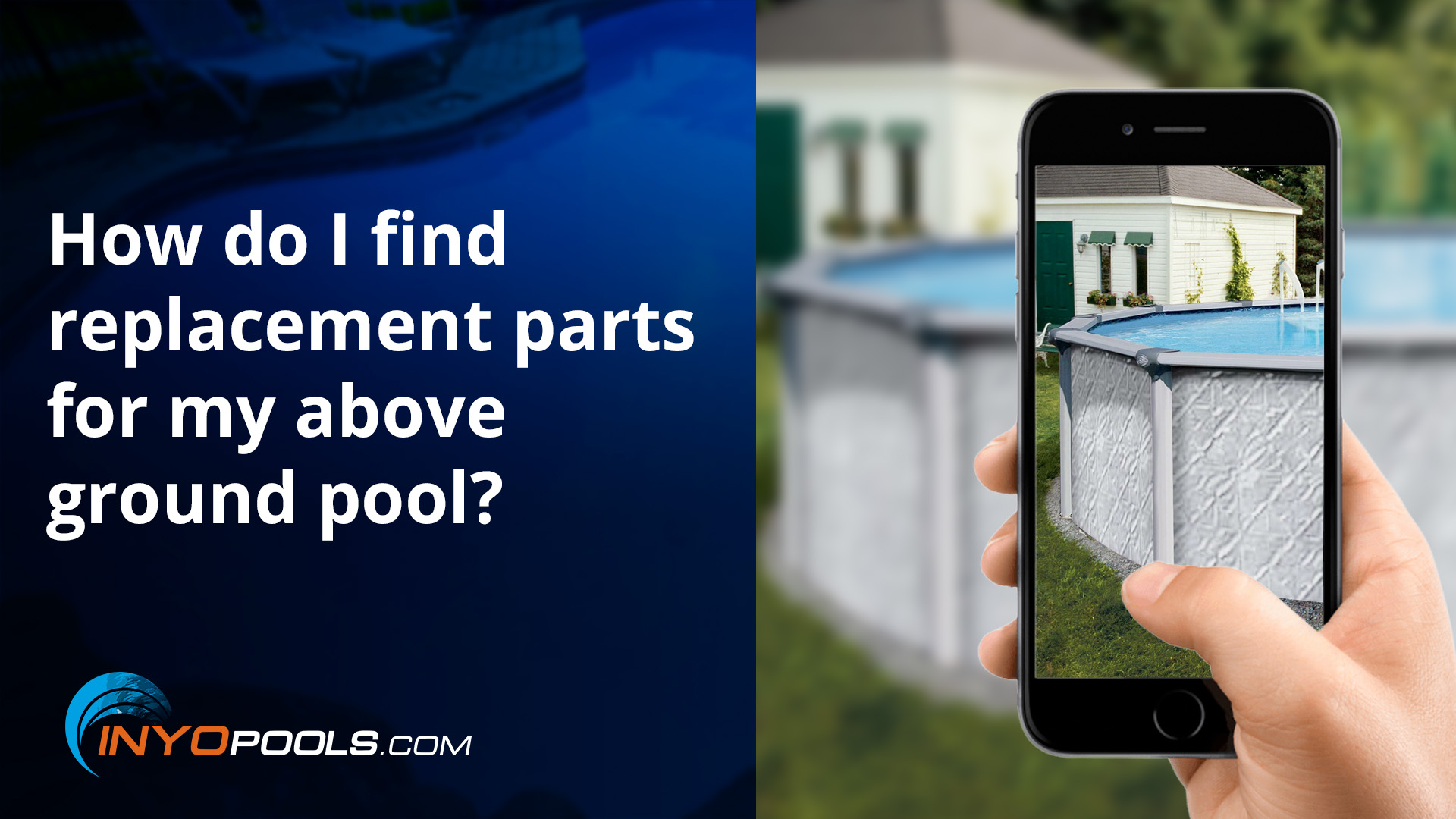 How do I find replacement parts for my above ground pool?
