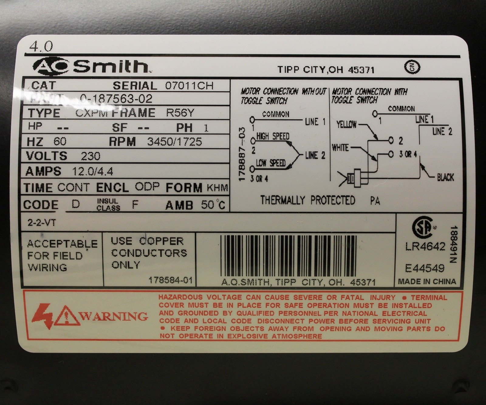 2 speed pool pump motor wiring diagram - Ao Smith Pool Pump ...