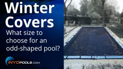 What size winter cover do I need for an odd-shaped pool?